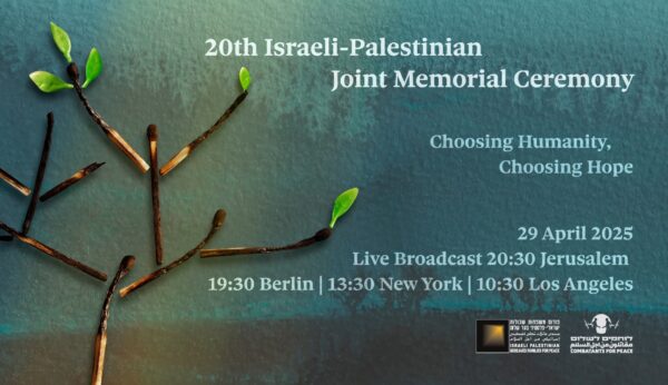 The 20th Israeli-Palestinian Joint Memorial Day Ceremony 2025